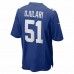 New York Giants Azeez Ojulari Men's Nike Royal Game Player Jersey