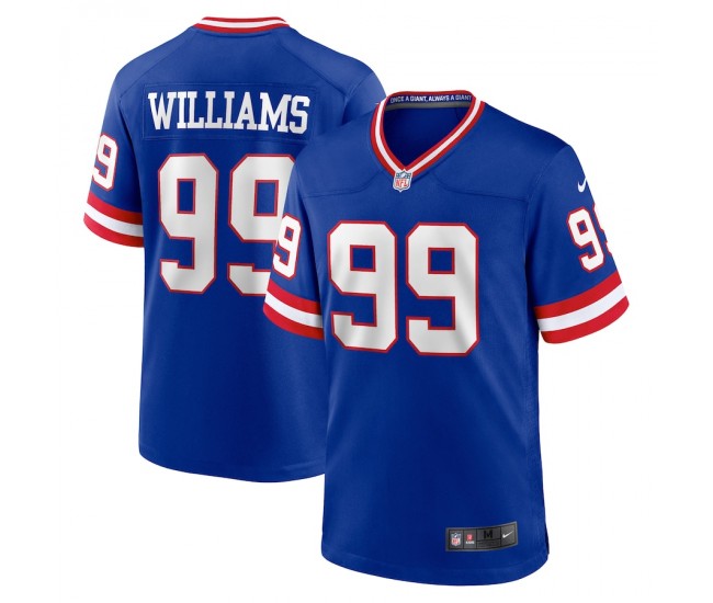 New York Giants Leonard Williams Men's Nike Royal Classic Player Game Jersey