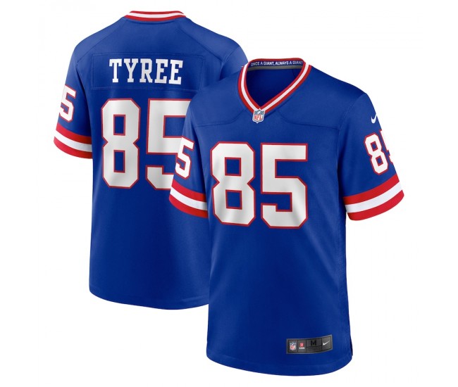 New York Giants David Tyree Men's Nike Royal Classic Retired Player Game Jersey