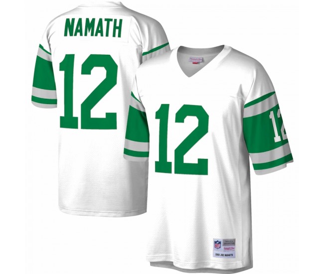 New York Jets Joe Namath Men's Mitchell & Ness White Legacy Replica Jersey