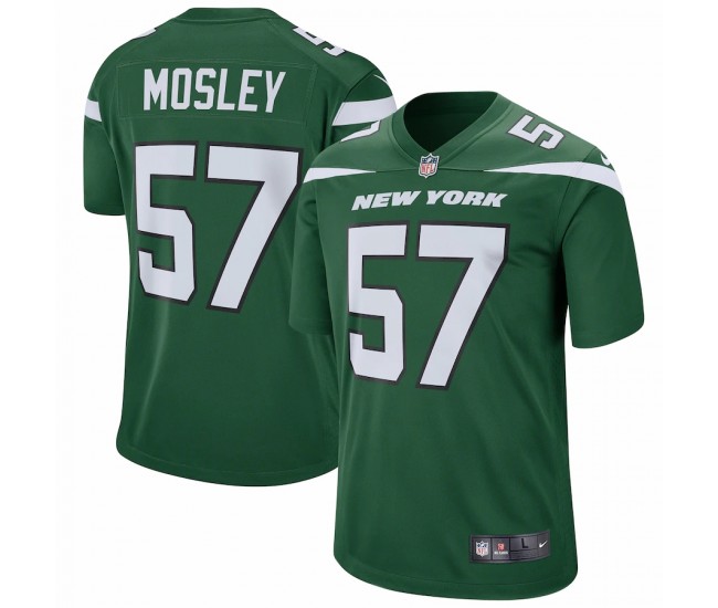 New York Jets C.J. Mosley Men's Nike Gotham Green Game Jersey