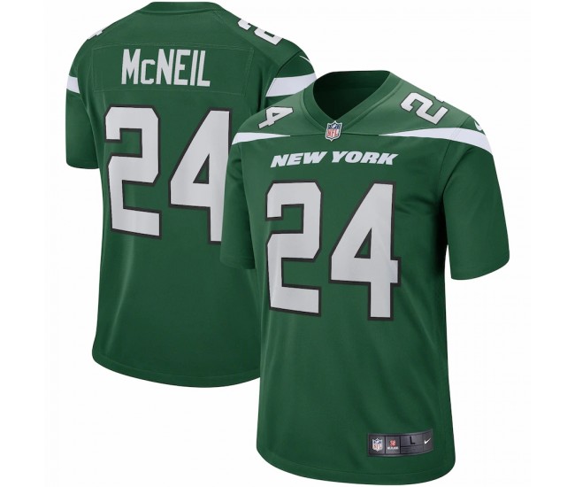 New York Jets Freeman McNeil Men's Nike Gotham Green Game Retired Player Jersey