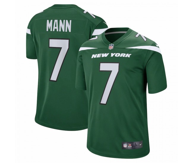 New York Jets Braden Mann Men's Nike Gotham Green Game Jersey