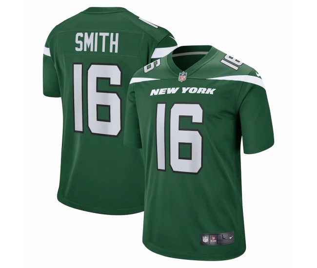 New York Jets Jeff Smith Men's Nike Gotham Green Game Jersey