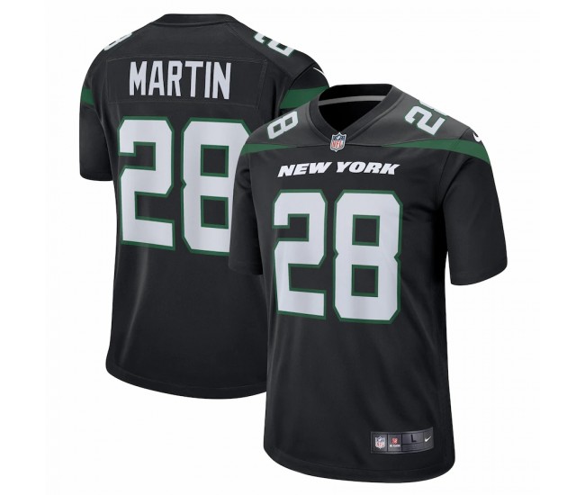 New York Jets Curtis Martin Men's Nike Black Retired Player Jersey