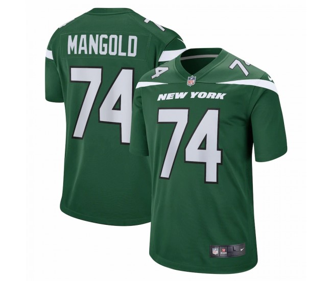 New York Jets Nick Mangold Men's Nike Gotham Green Retired Player Jersey