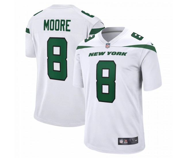 New York Jets Elijah Moore Men's Nike White Game Jersey