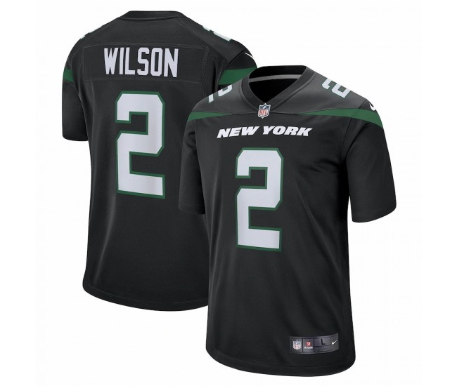 New York Jets Zach Wilson Men's Nike Stealth Black Game Jersey