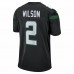 New York Jets Zach Wilson Men's Nike Stealth Black Game Jersey