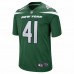 New York Jets Jason Pinnock Men's Nike Gotham Green Game Jersey