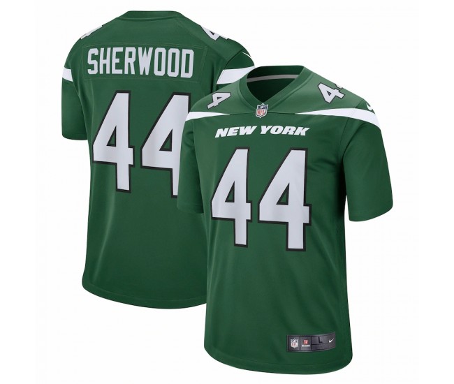 New York Jets Jamien Sherwood Men's Nike Gotham Green Game Jersey