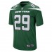 New York Jets Saquan Hampton Men's Nike Gotham Green Game Jersey