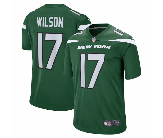 New York Jets Garrett Wilson Men's Nike Gotham Green 2022 NFL Draft First Round Pick Player Game Jersey