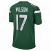 New York Jets Garrett Wilson Men's Nike Gotham Green 2022 NFL Draft First Round Pick Player Game Jersey