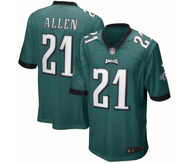 Philadelphia Eagles Eric Allen Men's Nike Midnight Green Game Retired Player Jersey