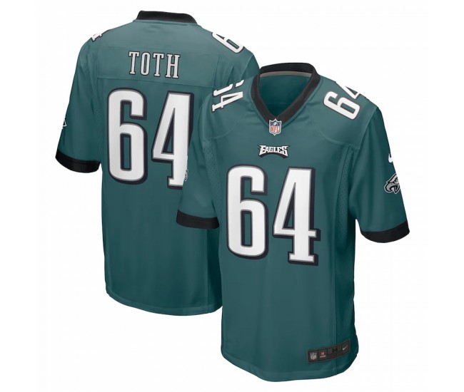 Philadelphia Eagles Brett Toth Men's Nike Midnight Green Game Jersey