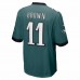 Philadelphia Eagles A.J. Brown Men's Nike Midnight Green Player Game Jersey