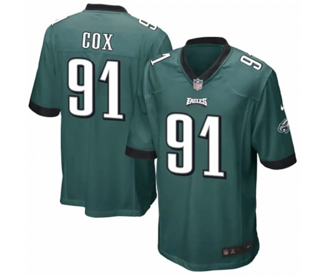 Philadelphia Eagles Fletcher Cox Mens Nike Midnight Green Team Game Jersey