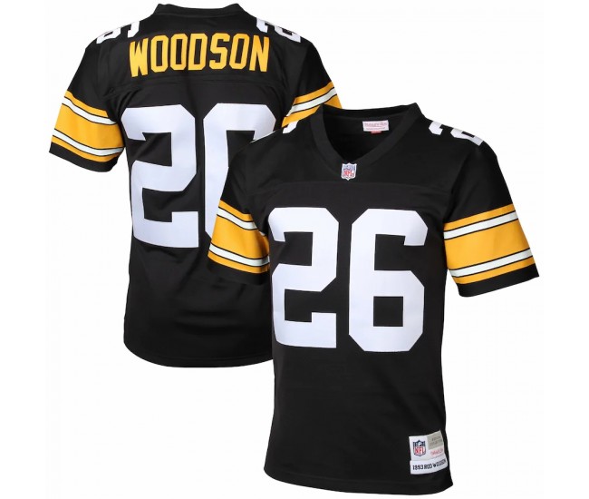 Pittsburgh Steelers Rod Woodson Men's Mitchell & Ness Black Retired Player Legacy Replica Jersey