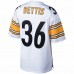 Pittsburgh Steelers Jerome Bettis Men's Mitchell & Ness White 2005 Authentic Throwback Retired Player Jersey