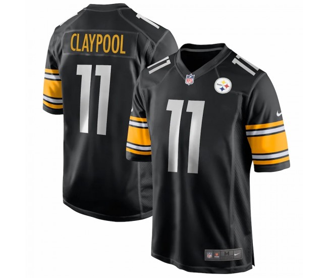 Pittsburgh Steelers Chase Claypool Men's Nike Black Game Jersey