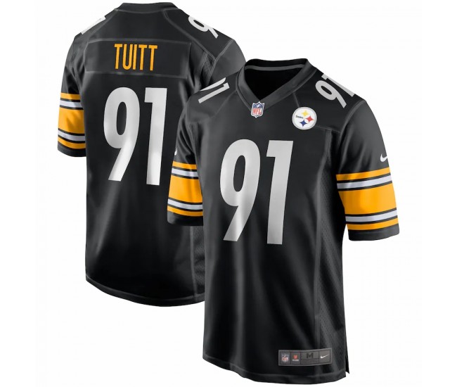 Pittsburgh Steelers Stephon Tuitt Men's Nike Black Game Jersey