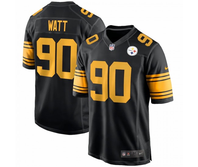 Pittsburgh Steelers T.J. Watt Men's Nike Black Alternate Game Player Jersey