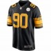 Pittsburgh Steelers T.J. Watt Men's Nike Black Alternate Game Player Jersey