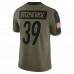 Pittsburgh Steelers Minkah Fitzpatrick Men's Nike Olive 2021 Salute To Service Limited Player Jersey