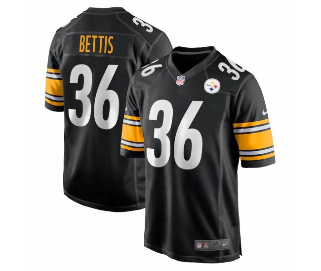 Pittsburgh Steelers Jerome Bettis Men's Nike Black Retired Player Game Jersey