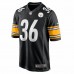 Pittsburgh Steelers Jerome Bettis Men's Nike Black Retired Player Game Jersey