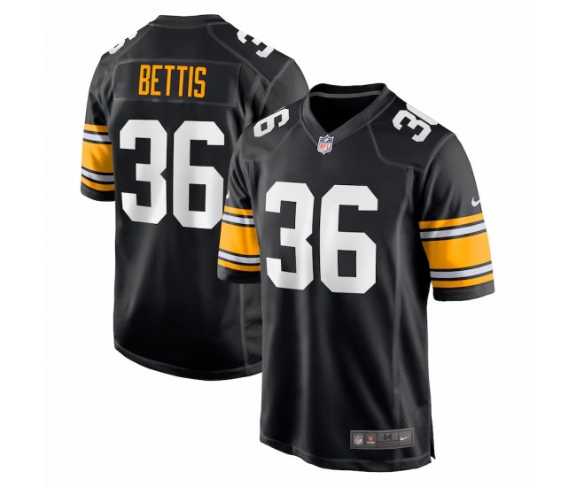 Pittsburgh Steelers Jerome Bettis Men's Nike Black Retired Player Jersey