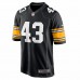 Pittsburgh Steelers Troy Polamalu Men's Nike Black Retired Player Jersey