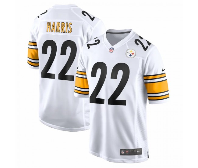 Pittsburgh Steelers Najee Harris Men's Nike White Game Jersey