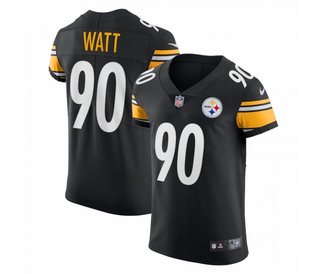 Pittsburgh Steelers T.J. Watt Men's Nike Black Vapor Elite Player Jersey