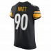 Pittsburgh Steelers T.J. Watt Men's Nike Black Vapor Elite Player Jersey