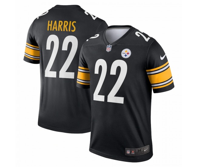 Pittsburgh Steelers Najee Harris Men's Nike Black Legend Jersey