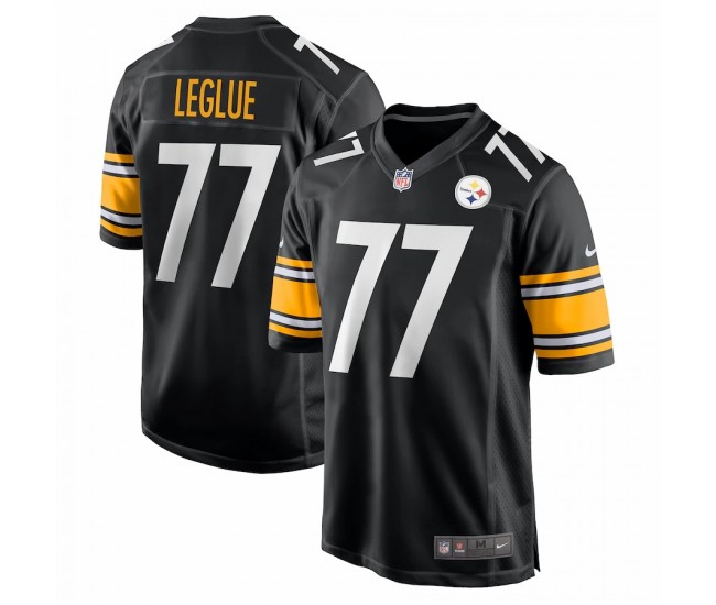 Pittsburgh Steelers John Leglue Men's Nike Black Game Jersey