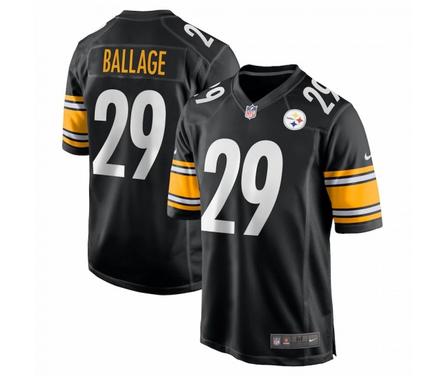 Pittsburgh Steelers Kalen Ballage Men's Nike Black Game Jersey