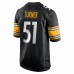 Pittsburgh Steelers Trai Turner Men's Nike Black Game Jersey