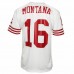 San Francisco 49ers Joe Montana Mens Mitchell & Ness White Authentic Throwback Jersey