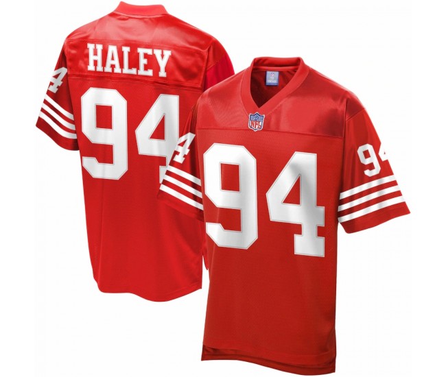 San Francisco 49ers Charles Haley Men's NFL Pro Line Scarlet Retired Player Jersey