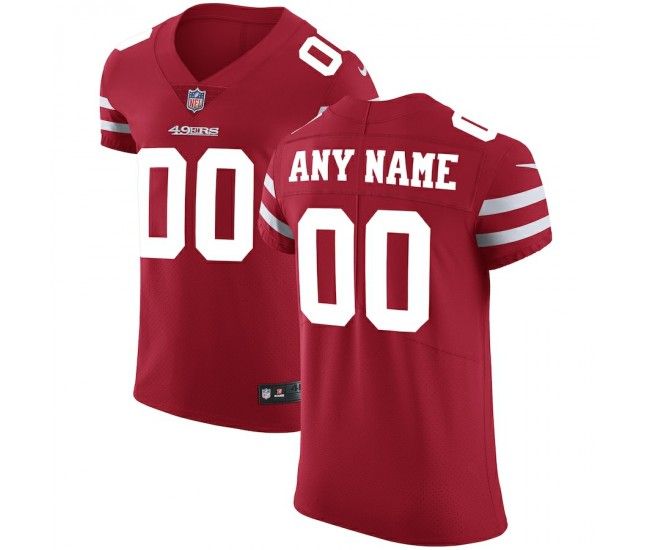 San Francisco 49ers Men's Nike Scarlet Vapor Untouchable Custom Elite Jersey