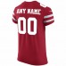 San Francisco 49ers Men's Nike Scarlet Vapor Untouchable Custom Elite Jersey