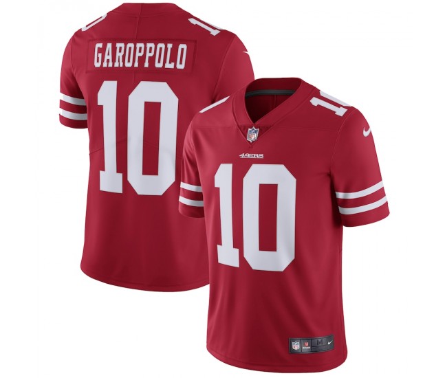 San Francisco 49ers Jimmy Garoppolo Men's Nike Scarlet Vapor Untouchable Limited Jersey