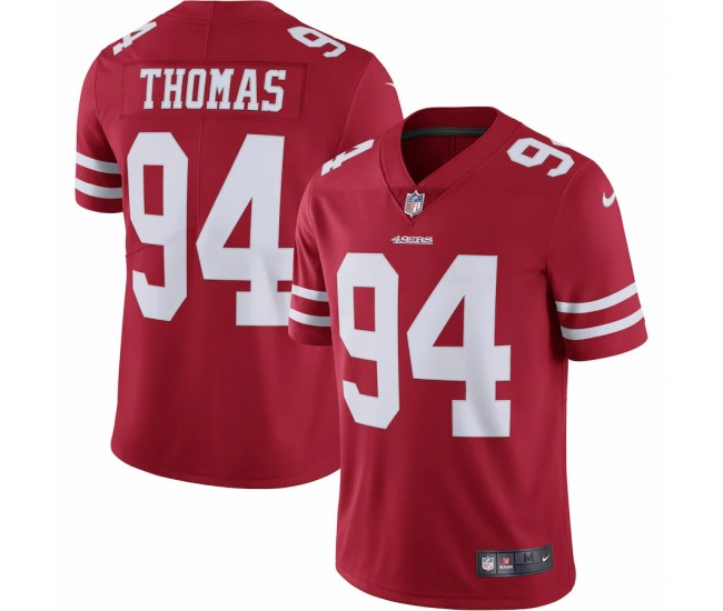 San Francisco 49ers Solomon Thomas Men's Nike Scarlet Vapor Untouchable Limited Jersey