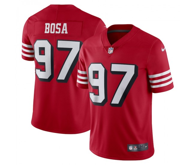 San Francisco 49ers Men's Nick Bosa Nike Red Alternate Vapor Limited Player Jerseyey