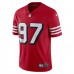 San Francisco 49ers Men's Nick Bosa Nike Red Alternate Vapor Limited Player Jerseyey