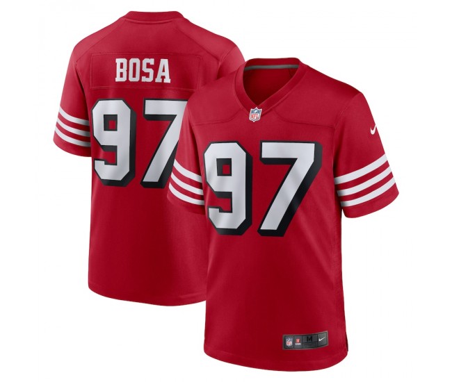 San Francisco 49ers Nick Bosa Men's Nike Scarlet Alternate Game Player Jersey