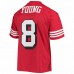 San Francisco 49ers Steve Young Men's Mitchell & Ness Scarlet 1994 Legacy Replica Jersey